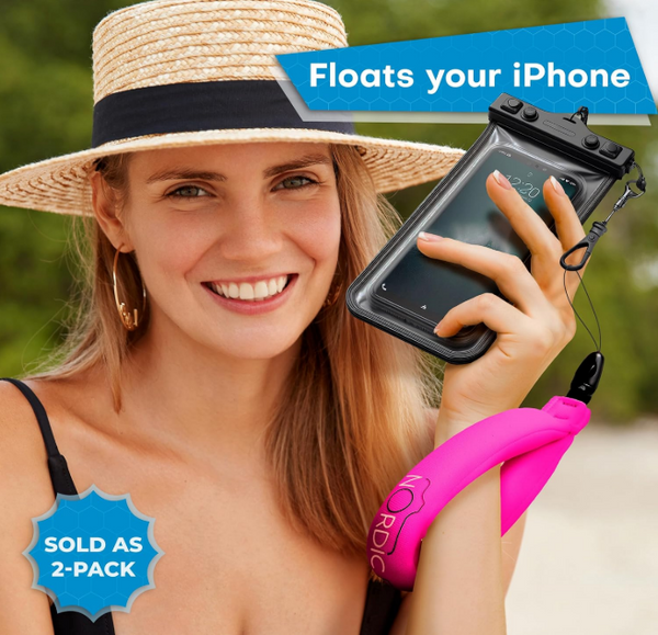 Nordic Flash Waterproof Camera Float - Pack of 2