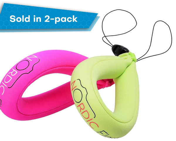 Nordic Flash Waterproof Camera Float - Pack of 2
