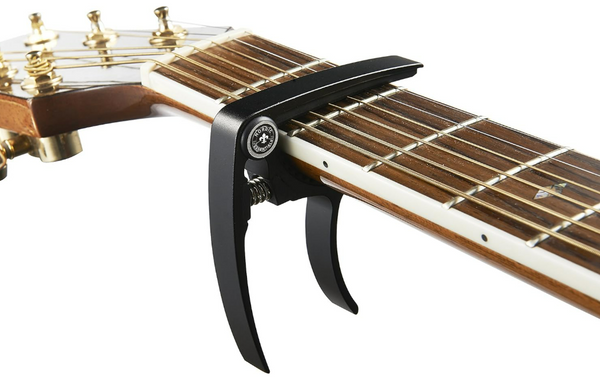 Guitar Capo (2 Pack) for Acoustic Guitars, Ukulele, Banjo, Mandolin, Bass - Made of Ultra Lightweight Aluminum Metal (1.2 oz!) for 6 & 12 String Instruments