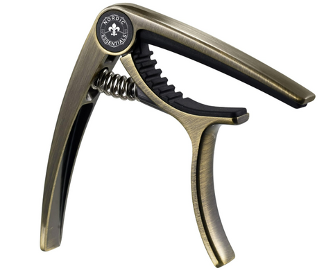 Guitar Capo Deluxe for Acoustic Guitars, Ukulele, Banjo, Mandolin, Bass - Made of Premium Quality Zinc Alloy for 6 & 12 String Instruments