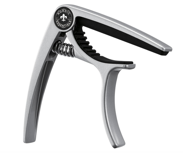 Guitar Capo Deluxe for Acoustic Guitars, Ukulele, Banjo, Mandolin, Bass - Made of Premium Quality Zinc Alloy for 6 & 12 String Instruments