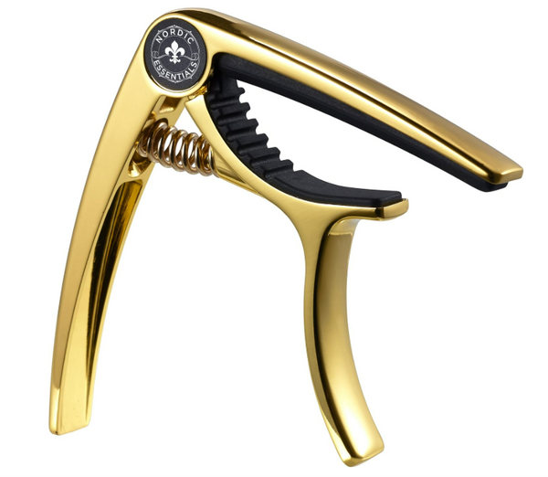 Guitar Capo Deluxe for Acoustic Guitars, Ukulele, Banjo, Mandolin, Bass - Made of Premium Quality Zinc Alloy for 6 & 12 String Instruments