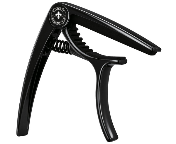 Guitar Capo Deluxe for Acoustic Guitars, Ukulele, Banjo, Mandolin, Bass - Made of Premium Quality Zinc Alloy for 6 & 12 String Instruments