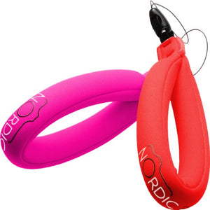 Waterproof Camera Float (2-Pack) Floating Strap for Underwater Cameras - Floats Your Device - Pink & Red
